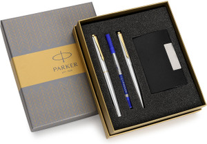 Parker Gift Parker Pen Pencil Set In Case PARKER Galaxy Stainless