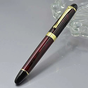 Gold Leaf X450 Fountain pen Luxury Designed Fp 0.7mm Broad Nib 18KGP Golden Trim Set Of 1 Fountain Pen