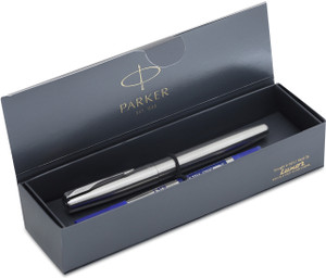 PARKER Frontier Stainless Steel, Chrome Trim Roller Ball Pen