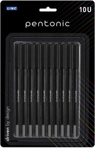 Pentonic 0.7 mm Ball Pen Blister Pack | Sleek Matte Finish Body, Effortless Writing Ball Pen