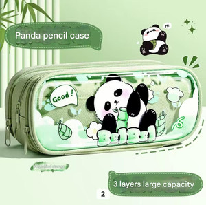 Flipkart.com | Zoniex 3-Layer transparent Pencil pouch, ZX1377