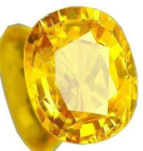 APSLOOSE 11.25 Ratti 10.00 Crt Cultured Yellow Sapphire Gemstone Certified Pukhraj Stone Sapphire Stone