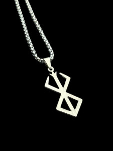 Sky Cart Berserker Silver Pendent Steel Locket - Image 4