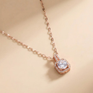 MYKI Copper Swarovski Zirconia Stainless Steel