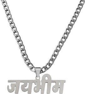 M Men Style Personalised Religious Jay Bheem Locket Bikers Jewelry Link Chain Pendant Sterling Silver Stainless Steel Pendant