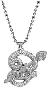 AFH Lord Murugan Subrahmanya Tamil Om Silver Religious Pendent For Men,Women Rhodium Metal Pendant