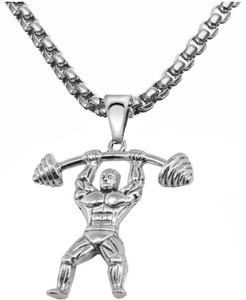 Sullery Sterling Silver Stainless Steel Pendant Set