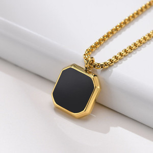 ruby collection Gold-plated Stainless Steel Pendant