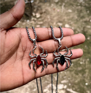 RV jewels New spider pendant for men's and woman Silver Stainless Steel Pendant