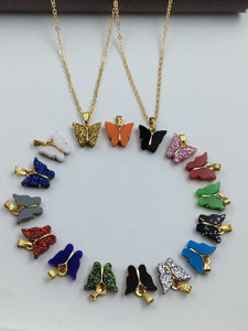 Niva Fashion B_162 Gold-plated Brass Pendant Set