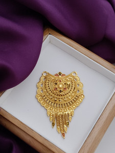 Niva Fashion Trendy MangalSutra Brass, Gold-plated Brass Pendant