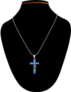 PLACIDO Christmas Gift Lord Jesus Christ Plus Cross Locket With
