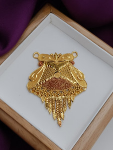 Niva Fashion Trendy MangalSutra Brass, Gold-plated Brass Pendant
