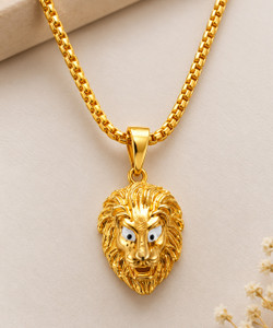 crystal fashion store Lion Gold-plated Alloy Pendant