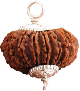 Vegga 14 mukhi rudraksha nepali / 14 mukhi pendant Wood
