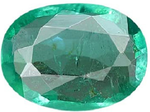 Akshita gems Akshita Gems 7.25 Ratti 6.00 Crt Brazilian Emerald stone Panna Stone Natural Stone Emerald Ring