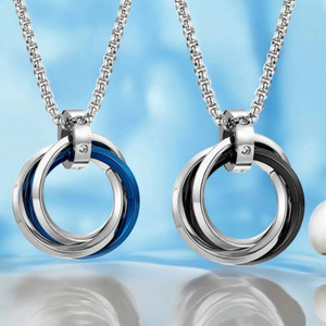 kazare men locket | men pendant | chain for men | boys chain locket | chains Rhodium Alloy Pendant