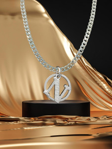 D2Fashion N Alphabet Locket Metal Pendant