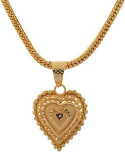 Weldecor Gold Plated Pendant for Women and Girls Gold-plated Alloy Pendant