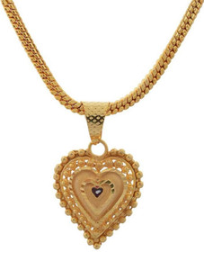Weldecor Gold Plated Pendant for Women and Girls Gold-plated Alloy Pendant