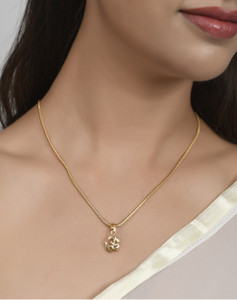 PYR Fashion om locket::om locket for men ::om locket for women ::om locket for grils Gold-plated Brass Pendant Set