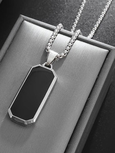 kazare Men Pendant | Pendant For Men | Men Locket | Locket For Men Rhodium Alloy