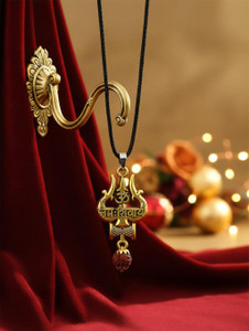 AFH Om Namah Shivay Trishul Damaru Shiva Cord Chain Pendant For Men and Women Metal Pendant