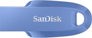 SanDisk Ultra Curve 128 GB Pen Drive Compatible with Desktop Computer, Laptop, Television USB 3.2 Plastic Case