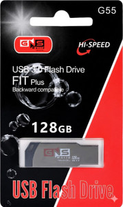 GNS World G55-128GB 128 GB Pen Drive Compatible with Audio Player, Desktop Computer, Gaming Console, Laptop, Television USB 2.0 Metal Case