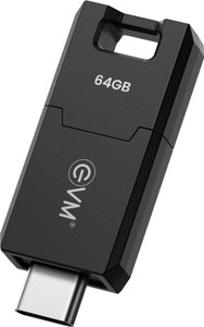EVM EnC Type C Flash Drive USB 3.2 Gen 1 64 GB OTG Drive Compatible with Mobile, Laptop USB 3.0 Plastic Case