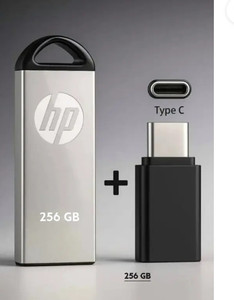 HP V228 256 GB OTG Drive Compatible with Mobile USB 3.0 Metal Case