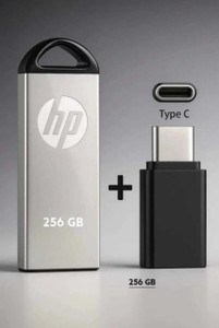 HP 220 256 GB OTG Drive Compatible with Laptop USB 2.0 Metal Case