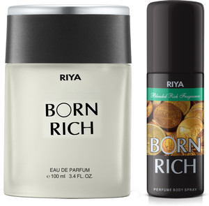 RIYA Born Rich Perfume 100 ML & Born Rich Deo 40 ML For Men Eau de Parfum  -  140 ml