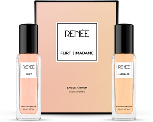 Renee Flirt & Madame Perfume - Pack Of 2 - 20ml Each - Premium, Long-lasting Fragrance Eau de Parfum  -  40 ml