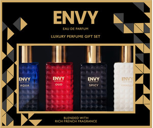Envy Unisex Perfume Gift Set - 4 × Pack of 4 · 20 ml (80 ml total) - Image 6