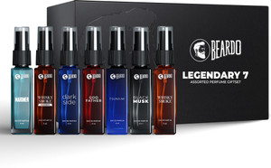 BEARDO Legendary Assorted Perfume Gift Set for Men | Long Lasting Fragrances | 7 x 8 ml Eau de Parfum  -  56 ml