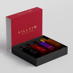 VILLAIN Alpha Collection Perfume Gift Set for Him I 4x20ml|Long Lasting Fragrances Eau de Parfum  -  80 ml