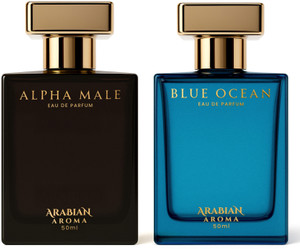 Arabian Aroma Alpha Male & Blue Ocean Perfume Set for Men, 100 ml - Image 5
