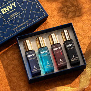 Envy Blue Luxury Perfume Gift Set (20 ml x 4) Eau de Parfum  -  80 ml