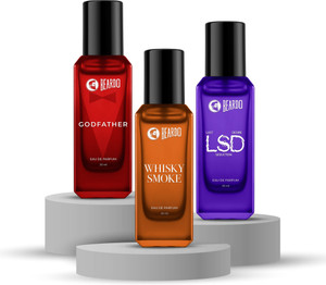 BEARDO GodFather, Whisky Smoke & LSD Perfume EDP| Strong & Long Lasting | Woody & Musky Eau de Parfum  -  60 ml