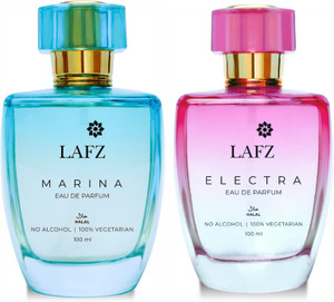LAFZ Marina & Electra No Alcohol Perfume Combo, Unisex Eau de Parfum  -  200 ml