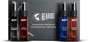बियर्डो Assorted Premium Perfume Gift Set for Men | Long Lasting Fragrances | 4 x 8 ml Eau de Parfum  -  32 ml