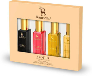 RAMSONS Exotica Premium Giftset Pack of 4 Unisex Perfume (20ml x ... more