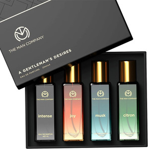 THE MAN COMPANY Perfume for Men Gift Set - 4*20ml | A Gentleman's Desire | Long-Lasting Premium Eau de Parfum  -  80 ml
