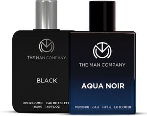 THE MAN COMPANY Aqua Noir + Black EDT Perfume Twin Set 50ml - Image 6