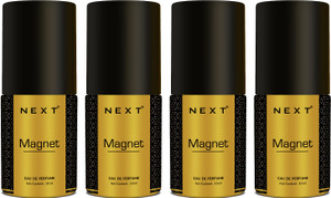 NEXT New Edition Magnet with Versatile Fragrance (10ml X 4) Long Lasting Eau de Parfum  -  40 ml
