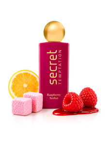 सीक्रेट टेम्पटेशन Raspberry Sorbet Perfum Fruity Gourmand Fragrance, Fresh Perfume,20% Perfume Oil Eau de Parfum  -  50 ml