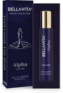 Bella vita organic MOOD COLLECTION Alpha Perfume for Men|Citrus & Woody Notes|Long Lasting Scent| Eau de Parfum  -  15 ml