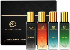 THE MAN COMPANY Perfume for Men Gift Set - 4*20ml | A Gentleman's Desire | Long-Lasting Premium Eau de Parfum  -  80 ml