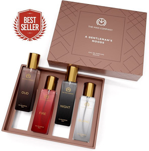 द मैन कंपनी Blanc, Night, Fire & Oud 20ml Gift Set|A Gentleman's Mood Eau de Parfum  -  80 ml